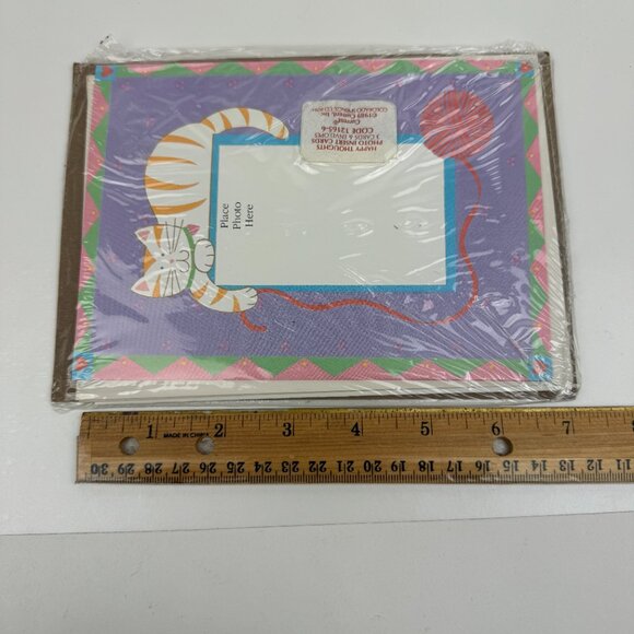 Vtg 1989 Happy Thoughts Current Happy Thoughts Brand Photo Insert Cards Sealed - Picture 3 of 8
